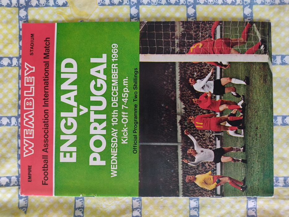Programa inglaterra-portugal 1969
