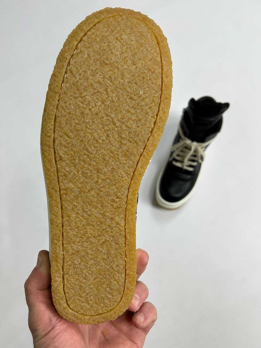 Rick Owens Geobasket Ramones jumbo laces чорні кеди opium archive