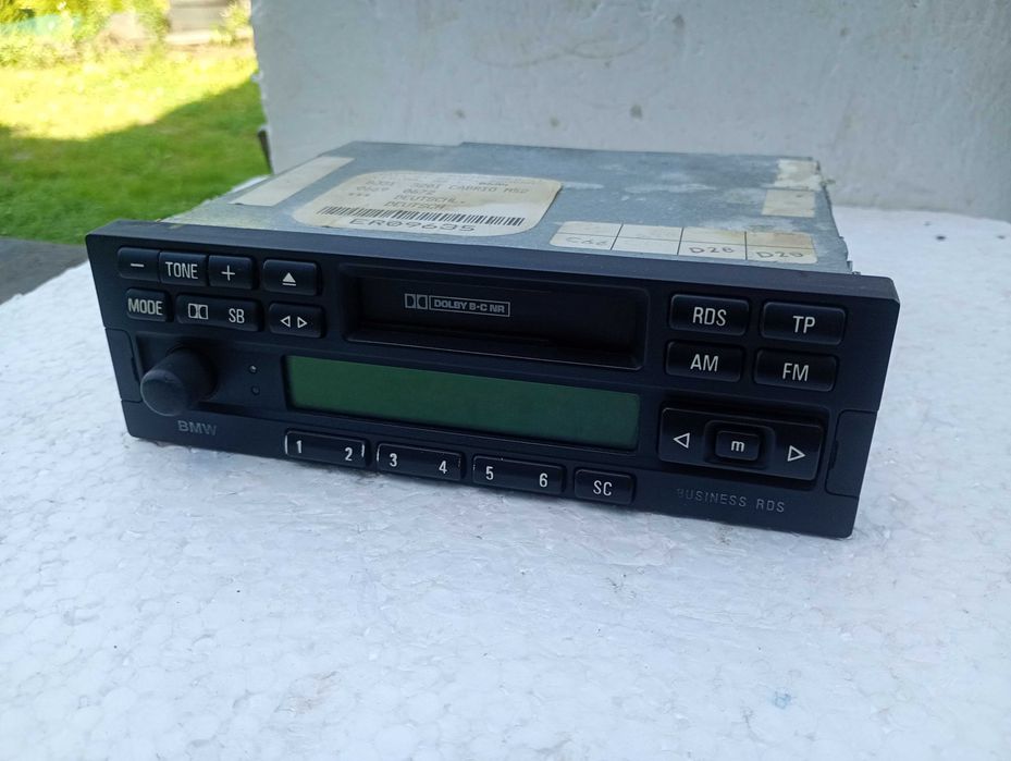 Radio na kasety BMW Business RDS ORI BMW E36 Z3 E34 E32 E31 E30 E24 + instrukcja + kod