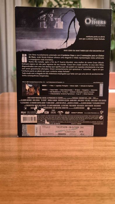 Vendo Filme THE OTHERS, Edição Especial 2 DVDs (com Nicole Kidman) !
