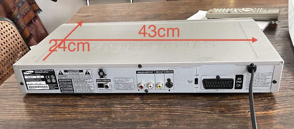 Leitor de DVD Samsung