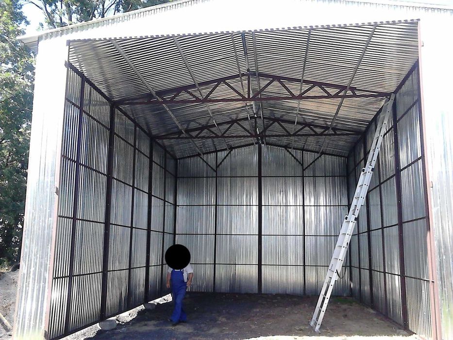 Garaż blaszak 5x6! Garaż blaszany! Garaże 6x8 8x8 5x7 6x6 7x7 12x6 6x9