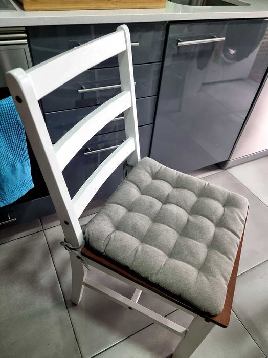 Mesa cozinha madeira e branca