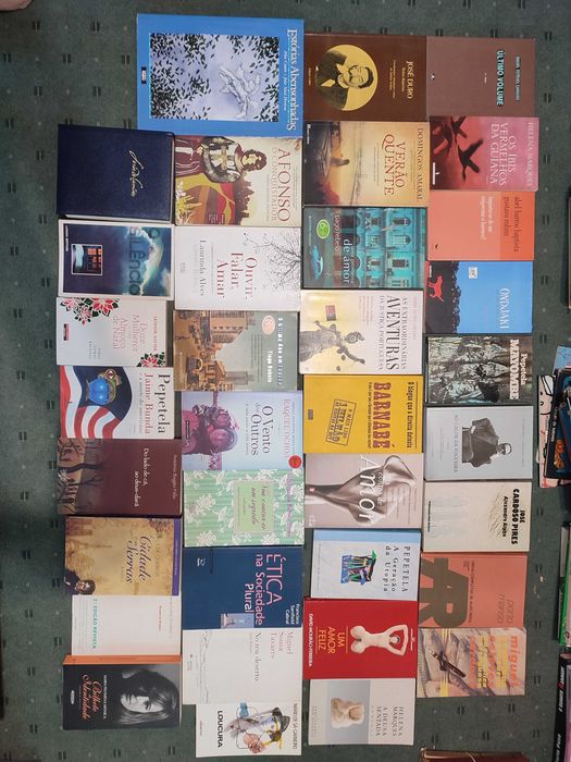 Lote Livros Best Seller Literatura Autores Portugueses e Estrangeiros