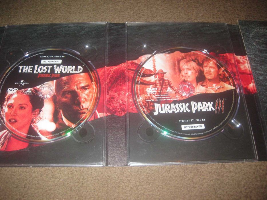 Pack "Jurassic Park" Edição Especial Limitada em Digipack! 4 Discos!