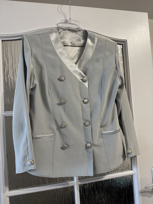 Elegancka marynarka w kolorze miętowym