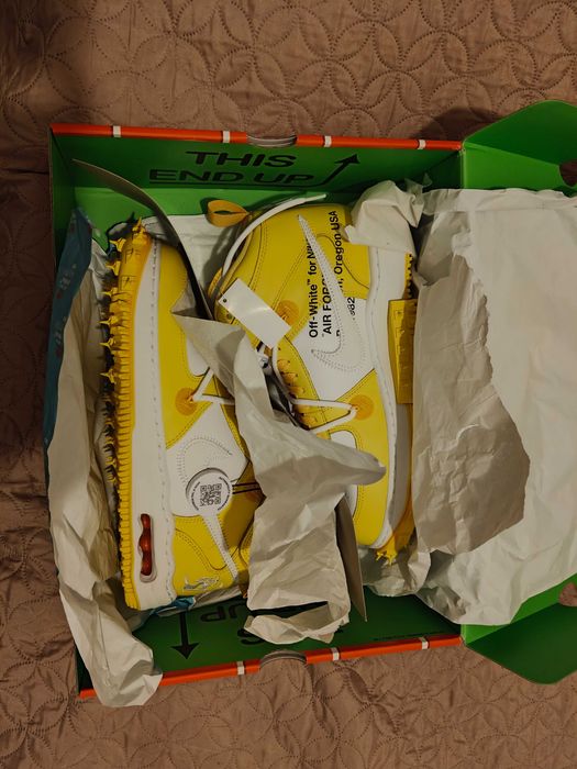 Buty Nike x Off White Varsity Maize r.44 Nowe! Okazja!