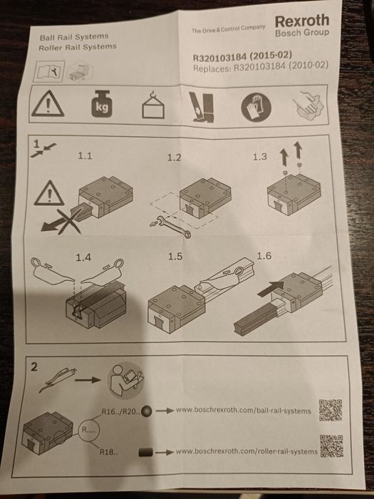 Wózek liniowy prowadnica