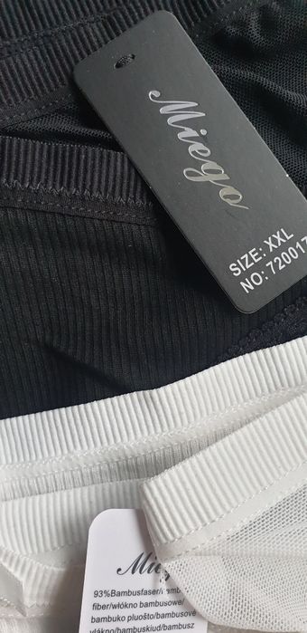 4×Damskie majtki figi w prążek 2XL