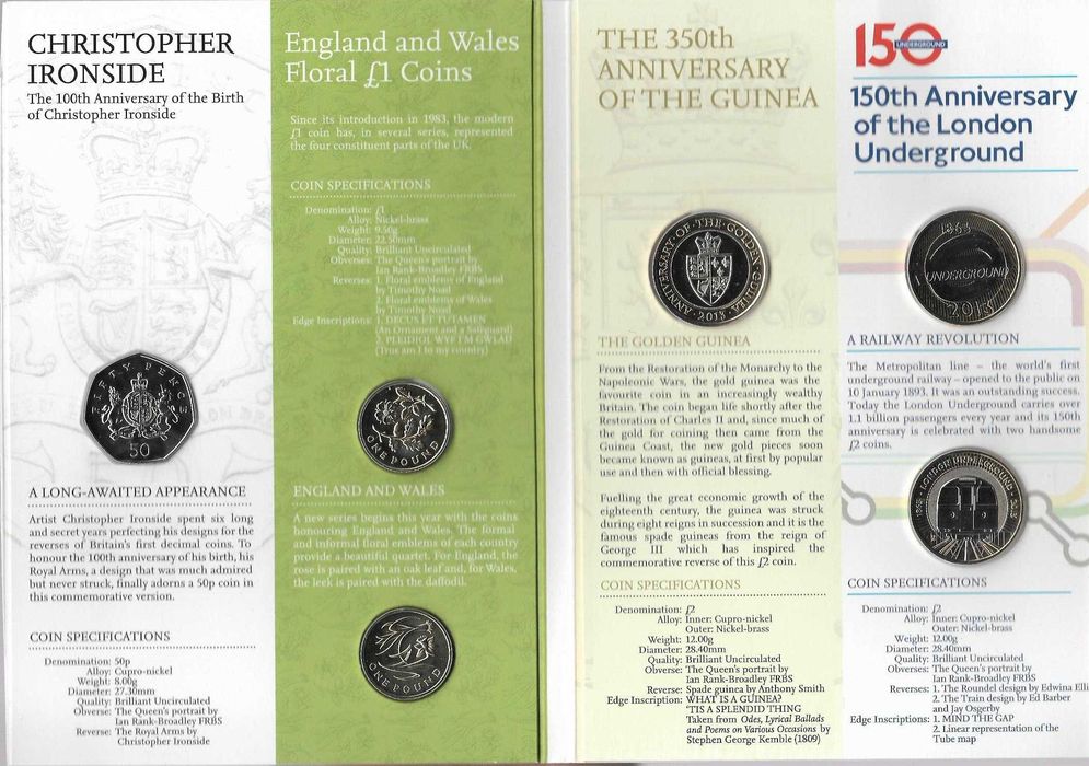Inglaterra - - - "Carteira Anual BNC-2013" - - - - - Moedas