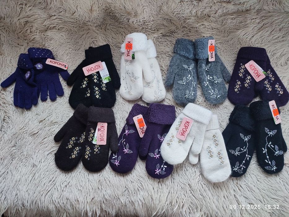 Рукавиці в асортименті нові
