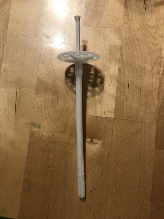 Kołek fasadowy 200mm z wbijanym trzpieniem plastikowym