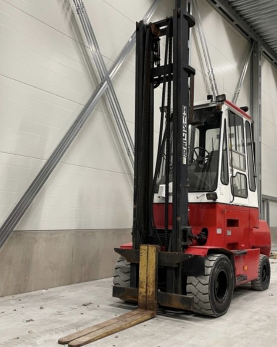 wozek widłowy sztaplarka wysokiego składowania 5,5t hyster zamiana fv