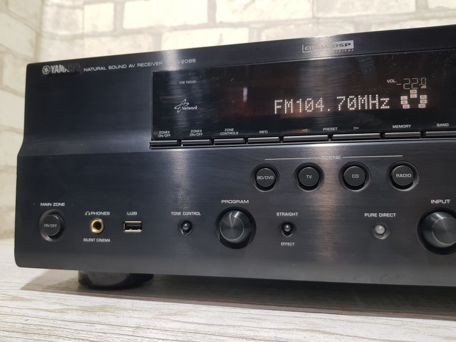 7.2 AV ресивер YAMAHA RX-V2065, *7x180 Вт, HDMI, USB б/у з Німеччини