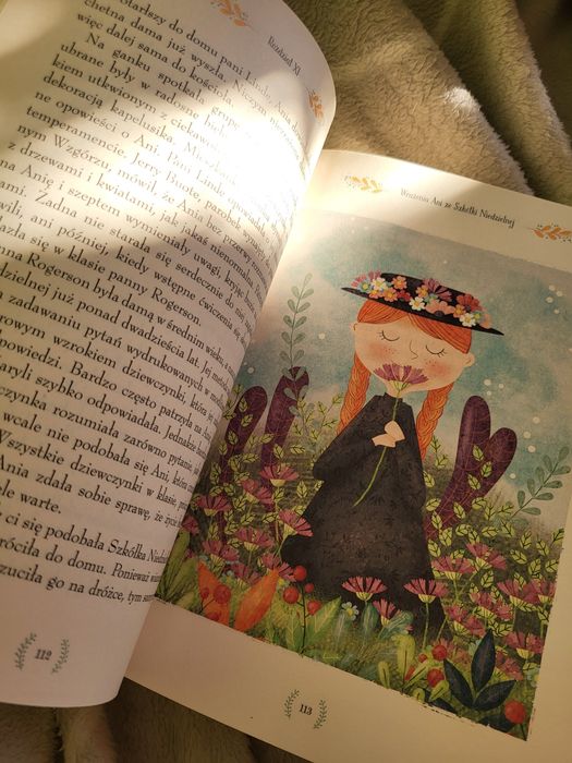 Ania z Zielonego Wzgórza, tom 1 ilustrowany, Lucy Maud Montgomery