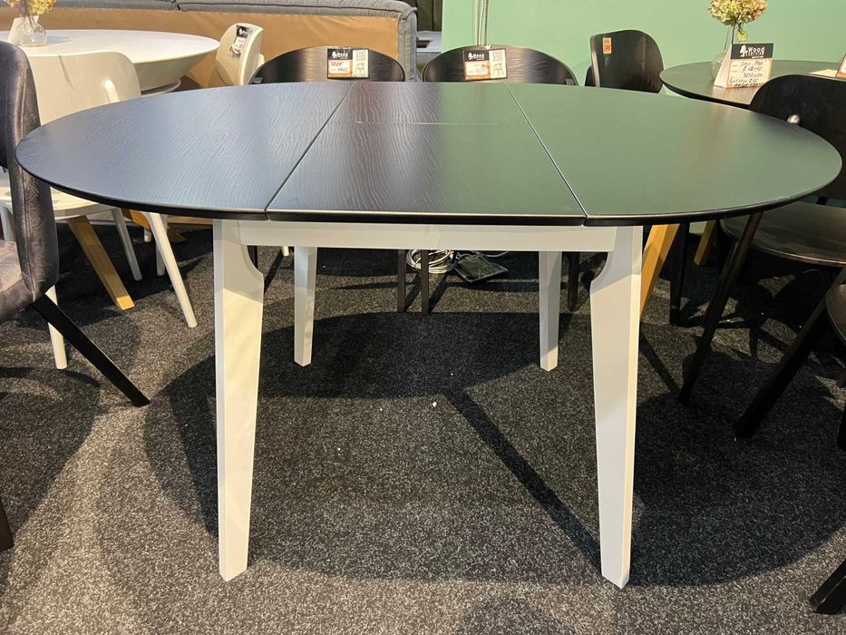 Стіл Марс Д100+40 кухонний круглий розкладний буковий на кухню бук