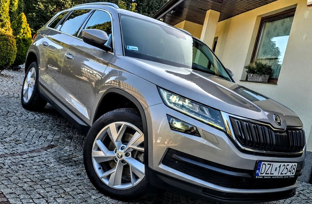 Skoda Kodiaq 7 Osobowa-190PS 4X4 AUTOMAT z PL SALONU 1WŁ-ASO/ACC/APP/MatriX-Zamiana