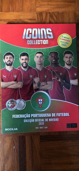Coleção seleção portuguesa icoins