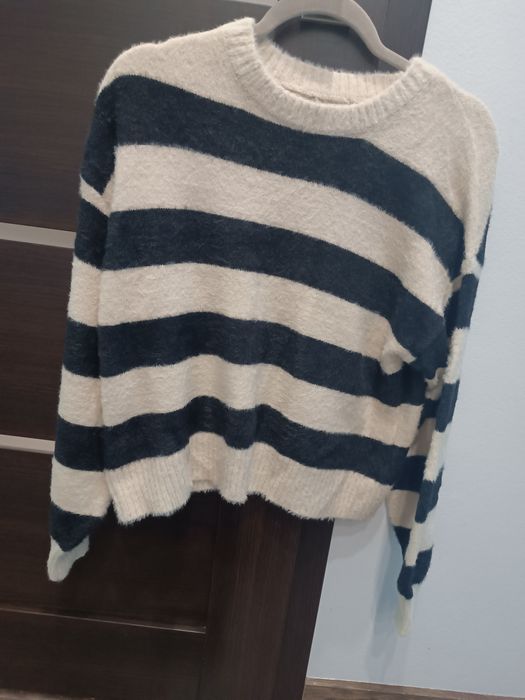 House_sweter młodzieżowy w paski Xs