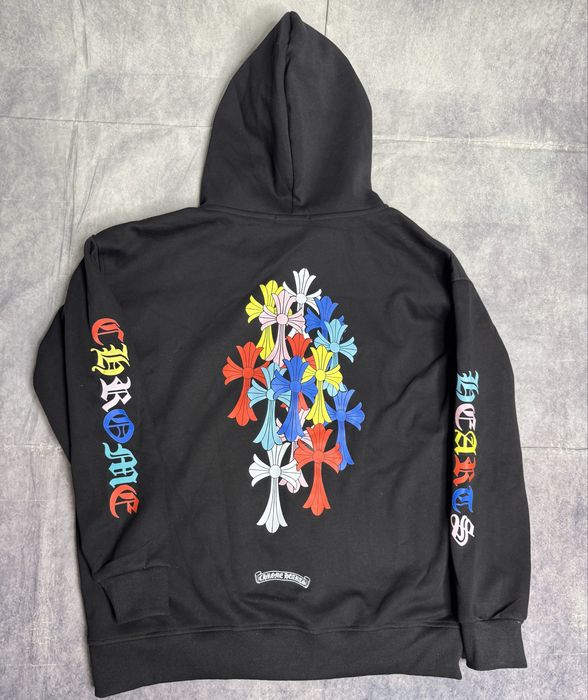 Кофта Chrome Hearts Black Multicolor , Зип Хром Хеарст Black L XL