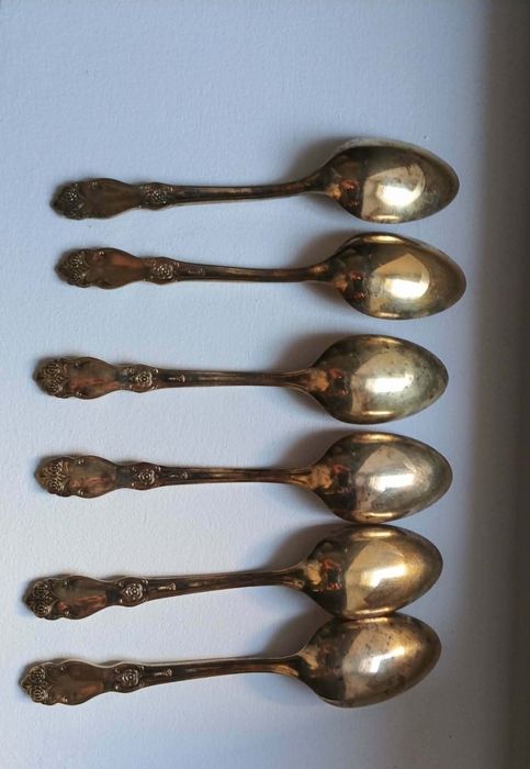 Łyżeczki pozlacane