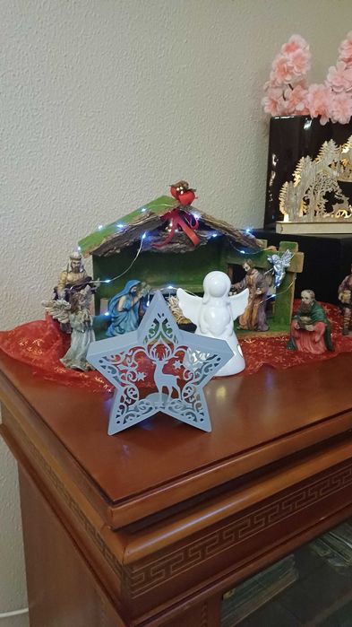 Estrela de Natal – Porta-Vela 3D “Reindeer” – Decoração Natalícia