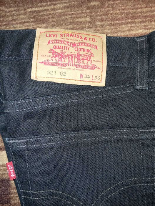 Spodnie męskie levis czarne