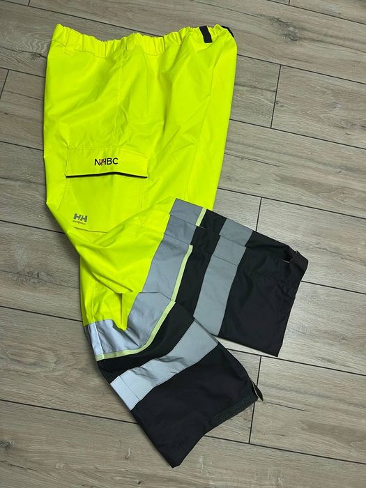 Робочі штани спецодяг Helly Hansen Workwear Hi-Vis мембранні водостійкі яскраві салатові розмір XL