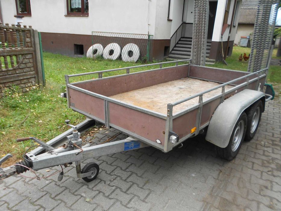 Przyczepa pod minikoparkę