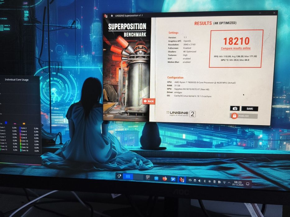 KOMPUTER GAMINGOWY|Ryzen 7 7800X3D|Sapphire Radeon Rx 9070 XT|32GBDDR5