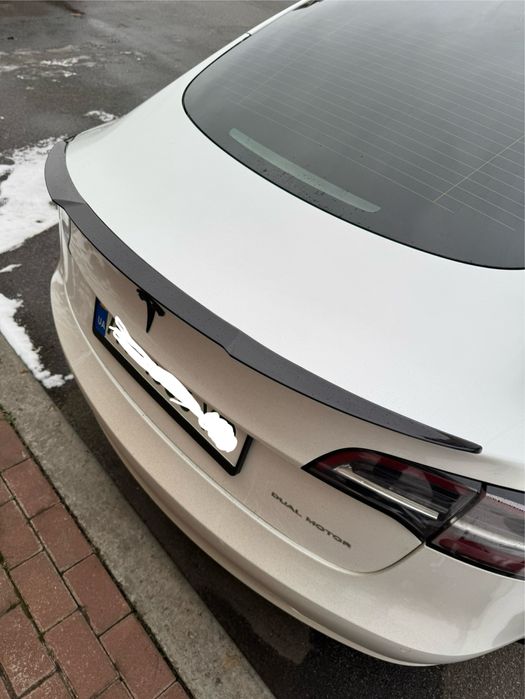 Спойлер Тесла 3/У чорний глянець