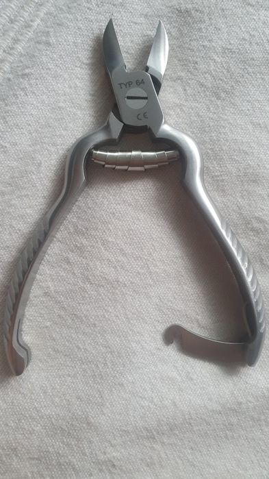 Cęgi do twardych paznokci,stal chirurgiczna. Nowe