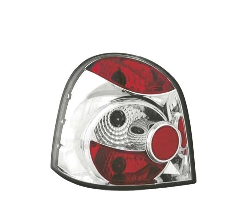 FAROLINS TRASEIROS RENAULT TWINGO I 93-00 CROMADO VERMELHO