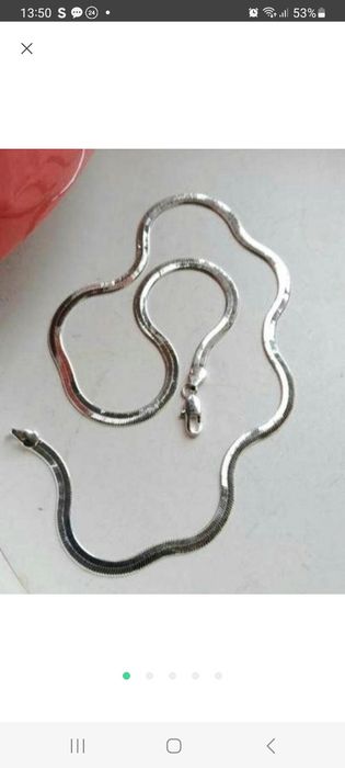 Серебро 925 цепь браслет колье ожерелье чокер цепочки подвески