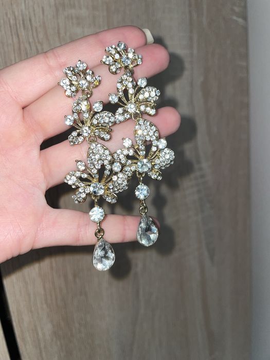 Сережки вечірні, прикраси, біжутерія