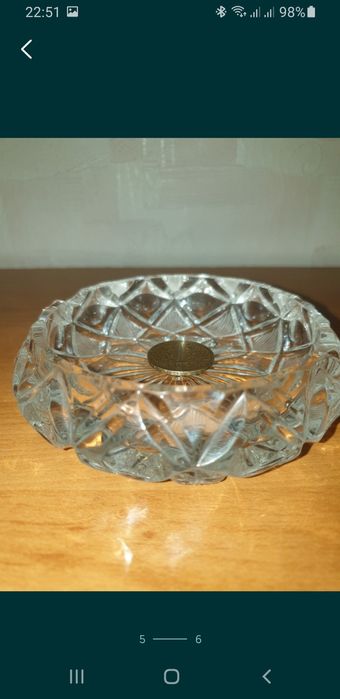 Хрустальная пепельница