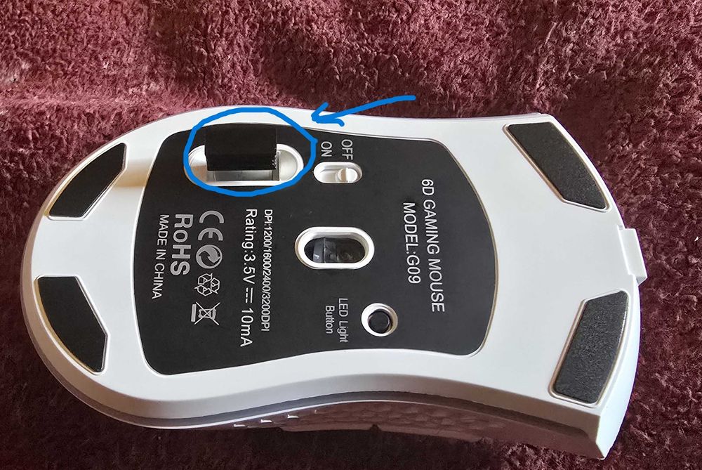 Super mysz gamingowa RGB G93200DPI