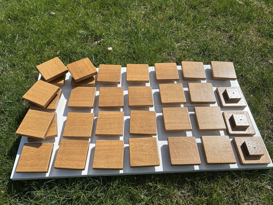 Uchwyty meblowe drewniane dębowe 32 szt