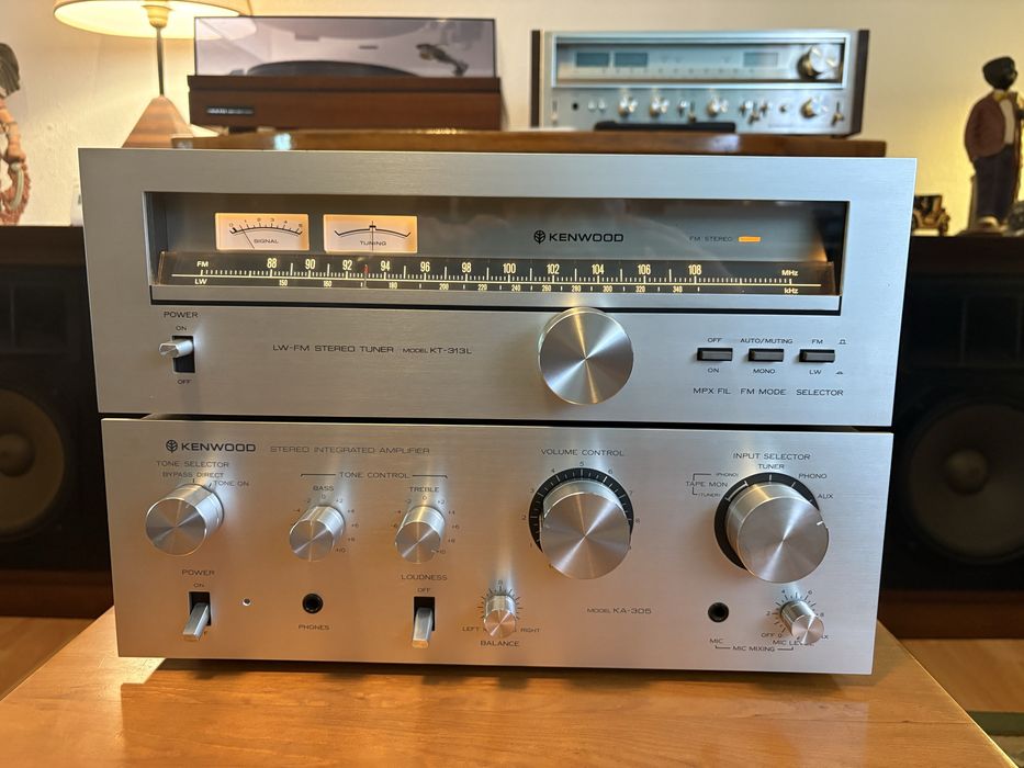 Conjunto Kenwood  KA-305 + tuner KT-313L