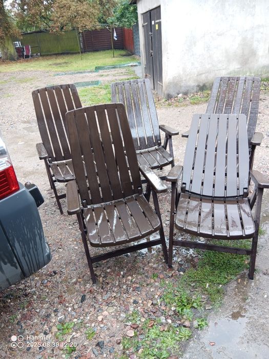 Fotele ogrodowe skladane