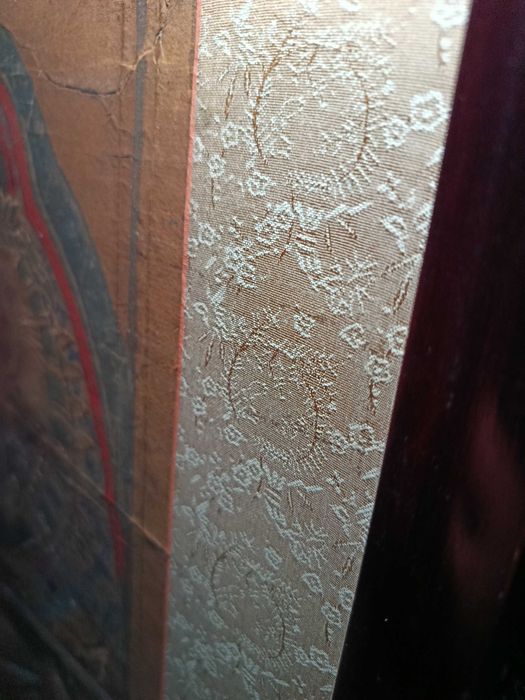 Grande Pintura Imperial Chinesa Papel Xuan séc XVIII 185 cm