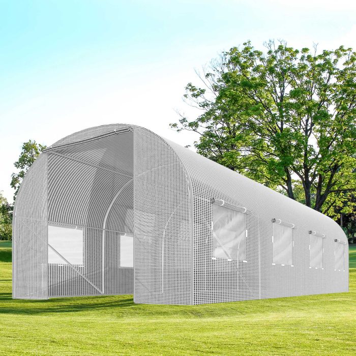 Tunel foliowy ogrodowy 2,5x4m foliak tyczki 10m2 nowy