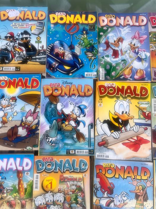 Lote 17 Livros banda desenhada pato Donald vintage