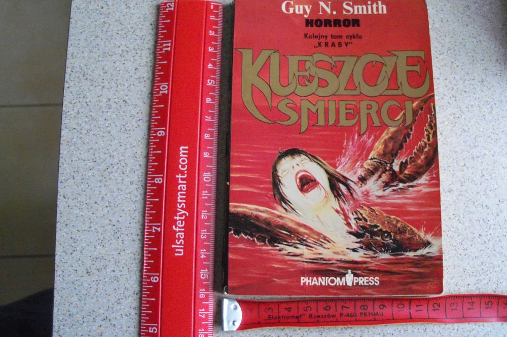 Książka "Kleszcze śmierci"horror Guy N.Smith 1991 wyd.I