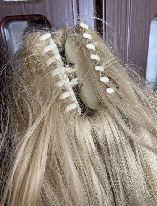 Новый шиньон блонд