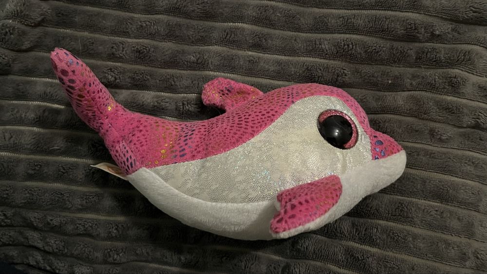 М‘яка іграшка рожевого дельфіна TY Beanie Boos