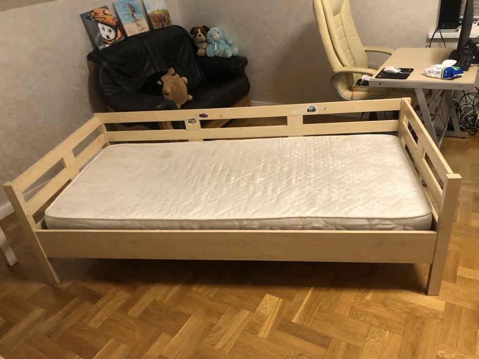 Ліжко + Матрас 2 на 0.8