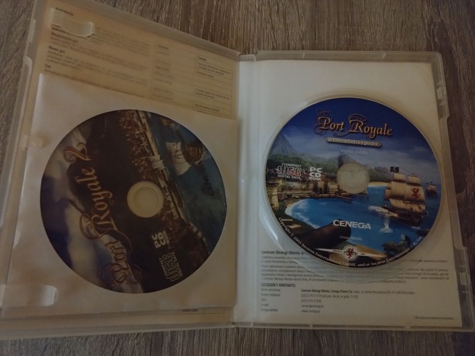 Gra Port Royale Antologia PC - część 1 i 2 po polsku stan bardzo dobry