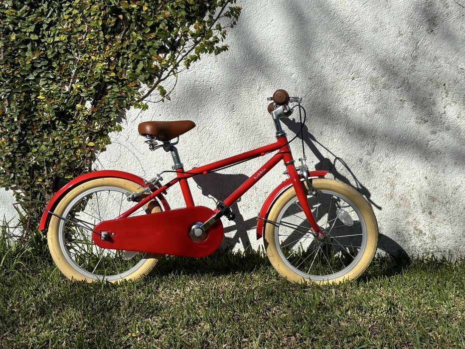 Bicicleta criança Bobbin Moonbug 16" - Vermelha