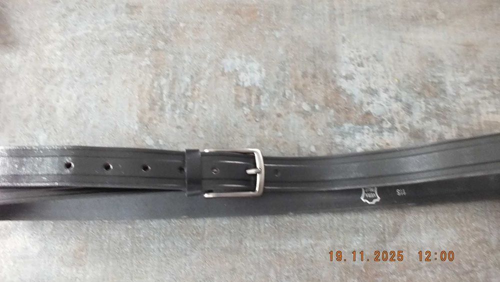 skórzany pasek do spodni długość 130 cm